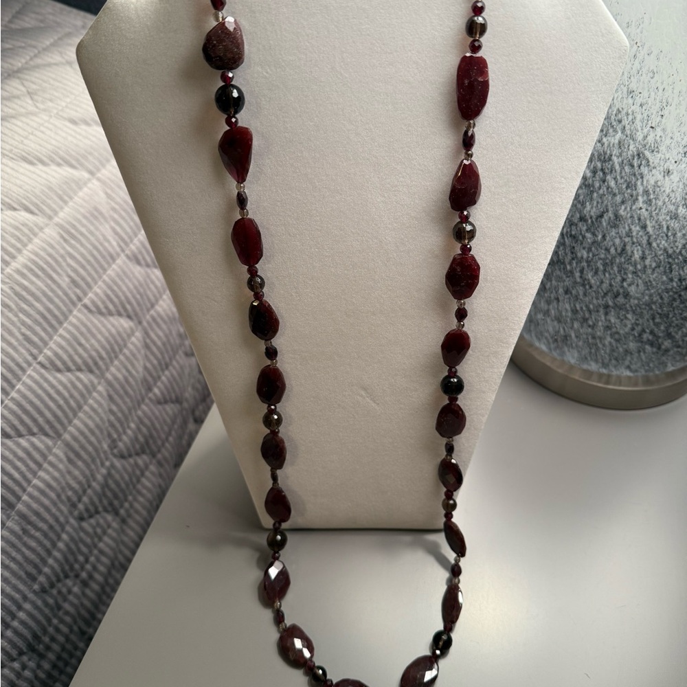Elegant Garnet Necklace